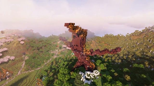 I Built A MASSIVE Cherry Blossom In Hardcore Minecraft смотреть онлайн