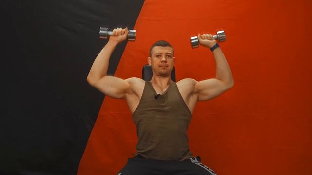 Жим гантелями над головой I Угол 90 смотреть онлайн