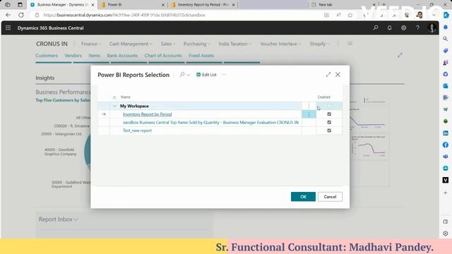 Power BI Reports for Displaying List Data from Dynamics ३६५ Business Central смотреть онлайн