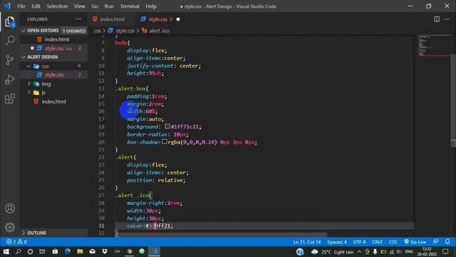 Simple Alert Box Design Using HTML , CSS And JAVASCRIPT смотреть онлайн
