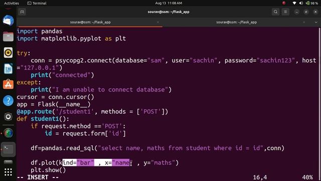 Python Visualise PostgreSQL data using Pandas смотреть онлайн