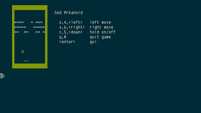 Sed Arkanoid, Breakout-like game смотреть онлайн
