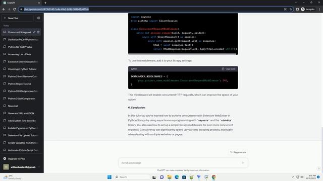 Concurrency with Selenium WebDriver in Python Scrapy смотреть онлайн