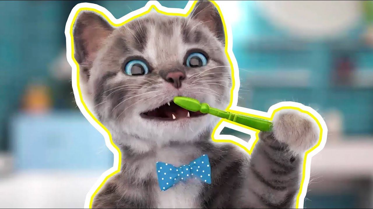 МАЛЕНЬКИЙ КОТЕНОК идет в ШКОЛУ. МУЛЬТИК про котят на канале Хвостик ТВ смотреть онлайн