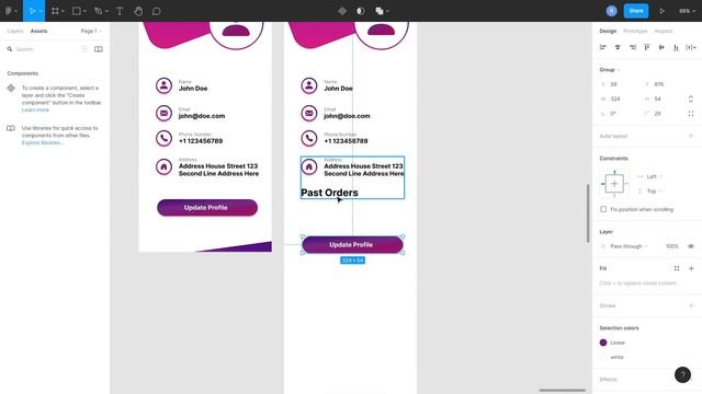 Beautiful User Profile App Design in Figma for 2022 | Speed Design #UIUX #UIDesign #Mockup #Gradien смотреть онлайн