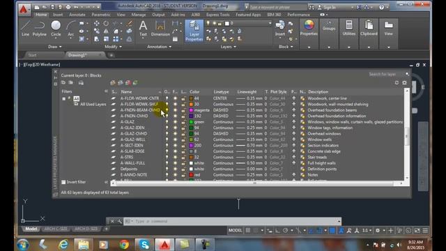 AutoCAD I 05-25 Adjusting Property Columns смотреть онлайн