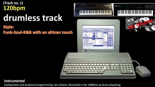 Drumless TRACK 01, Funk Soul, R&B, 120bpm No Drums, Minus Drums, Playalong (1980ties Tracks)