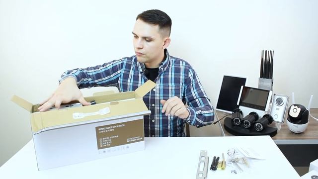 Комплектация биометрического замка HDcom SL-K-889 Smart-WiFi смотреть онлайн