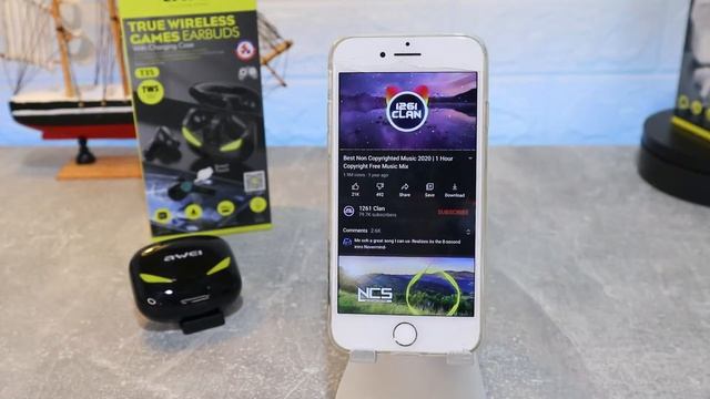 Awei T35 Gaming Earbuds TWS Hands free Low Latency HiFi Bass Sound True Wireless Stereo Microphone смотреть онлайн