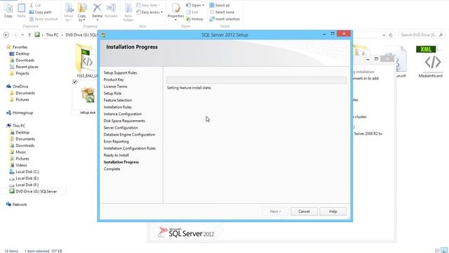 SQL SERVER 2012 Installation in windows 8.1 смотреть онлайн