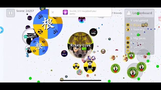 ?RISKY AGARIO LIVE USE TAG RISKY LIVE #2k SUBS DNS 207.69 .188.187