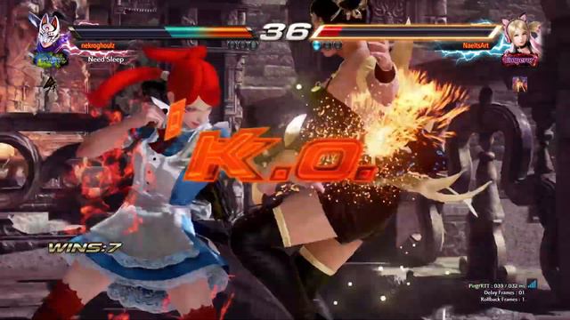 TEKKEN 7 Kunimitsu vs Lucky Chloe смотреть онлайн