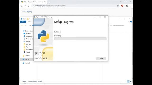 Install Python 3.8.3 on Windows 10 (2020 edition) смотреть онлайн