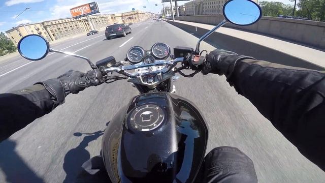 Honda CB1000 по Санкт Петербургу 2 смотреть онлайн