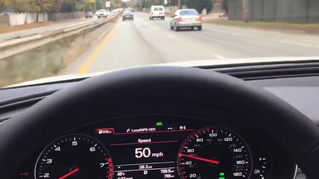 AUDI Adaptive Cruise Control 2017 Audi A6 Demonstration смотреть онлайн