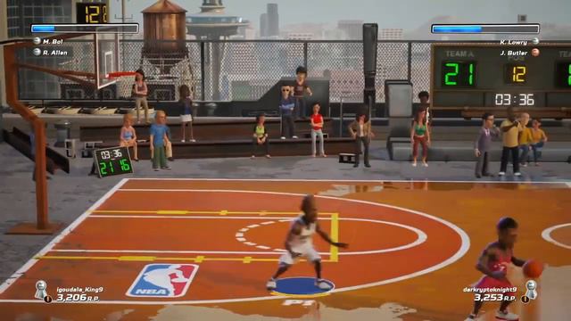 RAGE QUITTING!!! RAY ALLEN DROPPING 50!!!!! NBA PLAYGROUNDS смотреть онлайн