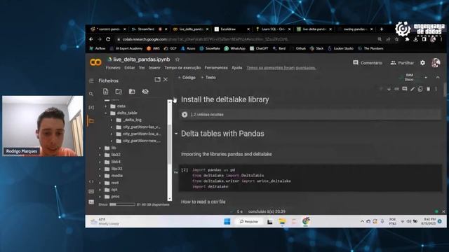 Pandas e Delta Lake para Iniciantes na Área de Dados | Live #21 смотреть онлайн