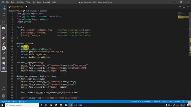 Pytest - Fixture смотреть онлайн