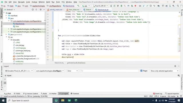 App Intro Slider Using View Flipper in Android Kotlin смотреть онлайн