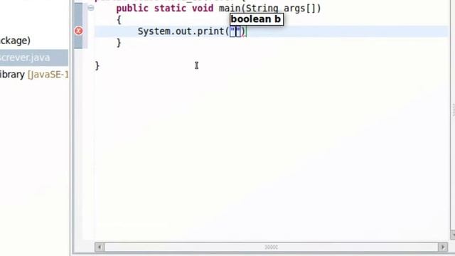 UFRPE JAVA aula 005 (print e println) смотреть онлайн