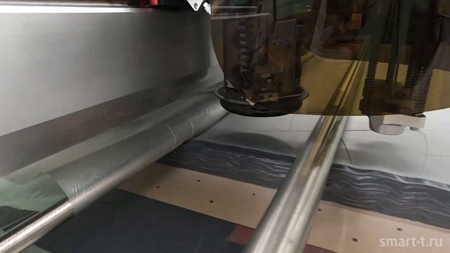 Комплекс для раскроя настила iECHO GLSA-2520 на фабрике BULAEVICH смотреть онлайн