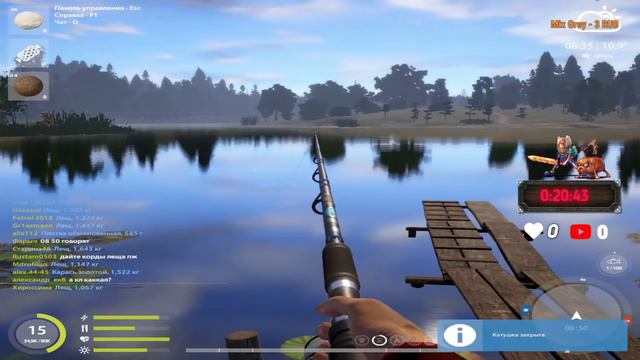 Russian Fishing 4. СТАРЫЙ ОСТРОГ. Фарм Леща #5 смотреть онлайн