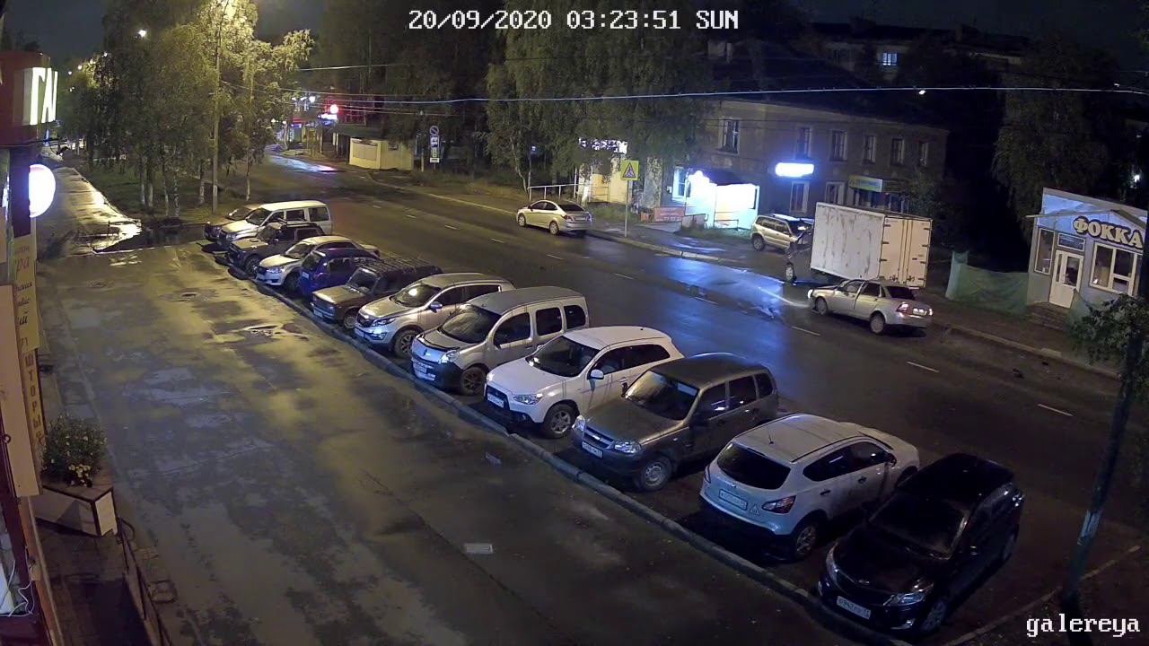 Авария в Ухте. Видео Валентин Колегов. смотреть онлайн