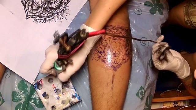 татуировка "Медведь" смотреть онлайн