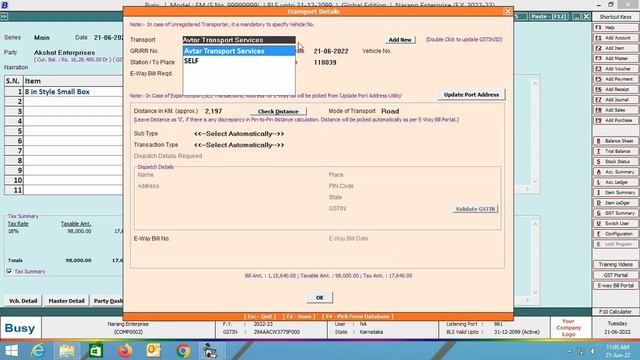 Auto-Generation of E-Way Bill from BUSY (English) смотреть онлайн