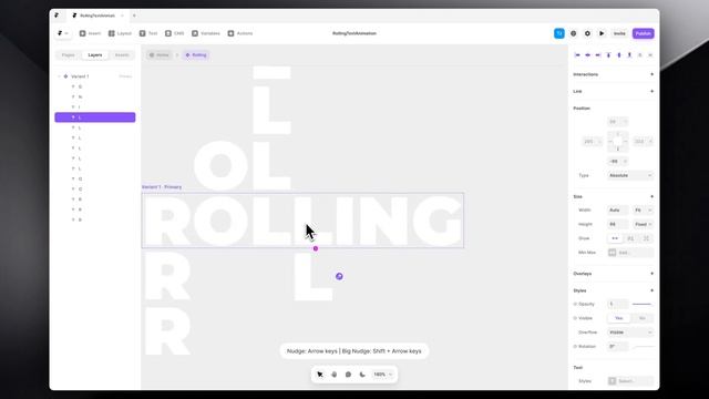 Rolling Text animation in Framer | Step-by-Step No-code Tutorial смотреть онлайн