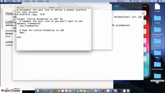 Lottie Animation in Swift 5 XCode | Hindi | How to Use Lottie Animation Library in JSON Format. смотреть онлайн