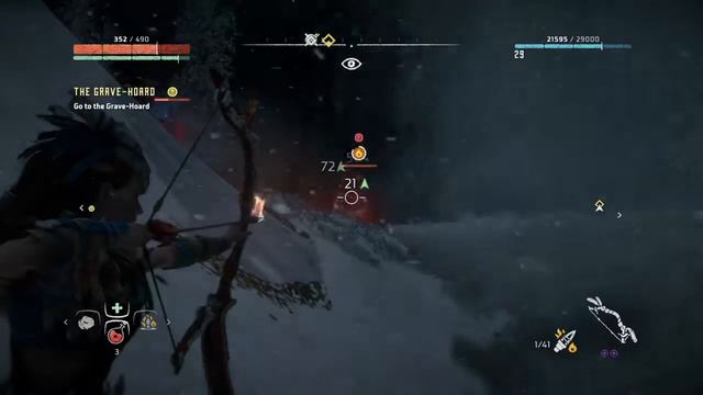 Horizon Zero Dawn™ (PS4) Aloy clears corrupted zone with Ropecaster and traps смотреть онлайн