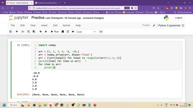 27. HackerRank Python Problem: Arrays смотреть онлайн
