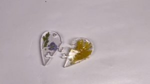 Украшения за 5 минут для девочек из эпоксидной УФ-смолы. Мастер-класс часть 2