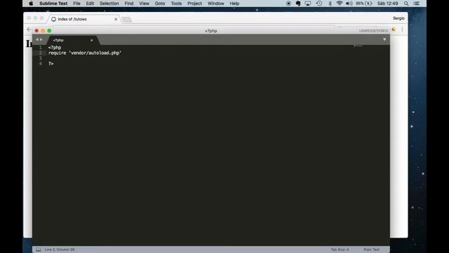 Desarrollando un servicio web PHP con Slim (Instalación + Hola Mundo Slim) смотреть онлайн