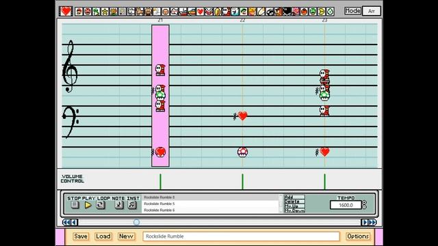 Rockslide Rumble (Crash Twinsanity) - Mario Paint смотреть онлайн