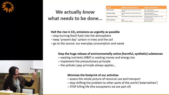 The Challenges Of Global Sustainability - Sarah Cornell