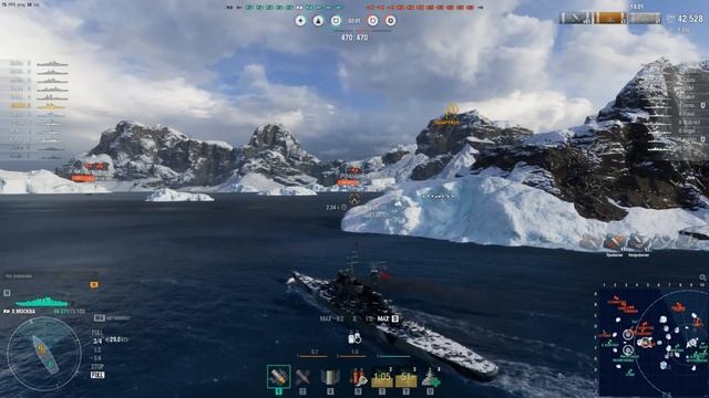 КРЕЙСЕР МОСКВА! МЕГАТОЧНОСТЬ С УНИКАЛКОЙ! ОБЗОР МИР КОРАБЛЕЙ/WORLD OF WARSHIPS смотреть онлайн