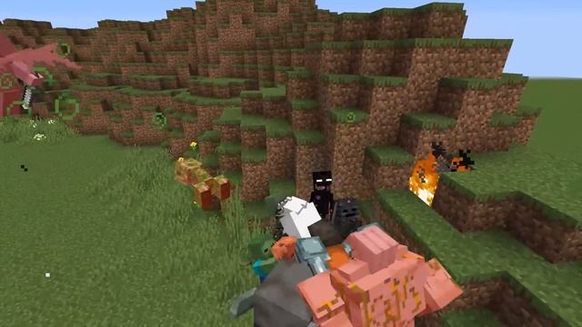ALL MOBS Vs ALL MUTANT MOBS In Minecraft Mob Battle