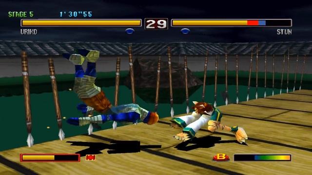 Bloody Roar 2: New Breed (PS1) walkthrough - Uriko смотреть онлайн