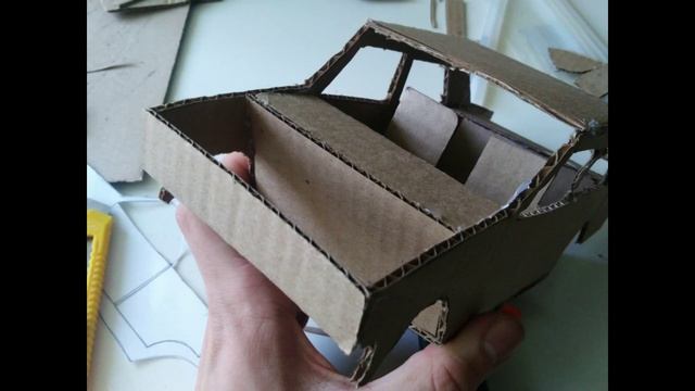 ДЕЛАЮ МАШИНУ ИЗ КАРТОНА#3 ВАЗ 2107 смотреть онлайн