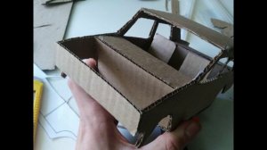 ДЕЛАЮ МАШИНУ ИЗ КАРТОНА#3 ВАЗ 2107