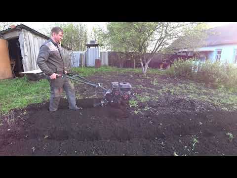 Как пахать огород фрезами смотреть онлайн