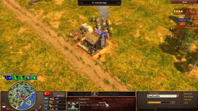 Age of Empires 3- Otto Vs Port | Never ignore sea on New England смотреть онлайн