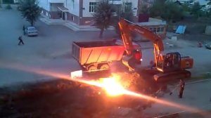 Рабочие порвали кабель г.Челябинск