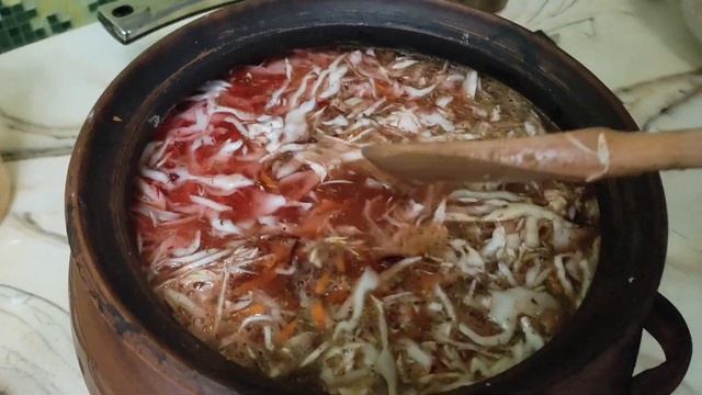 БОРЩ В ГЛИНЯНОМ КАЗАНЕ / БОРЩ В ДУХОВКЕ / КАК ПРИГОТОВИТЬ БОРЩ смотреть онлайн