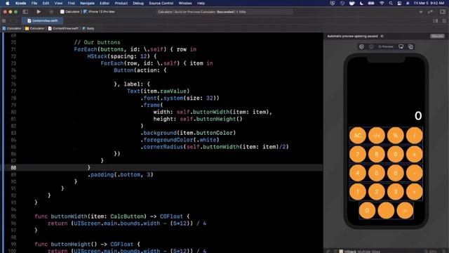 Build Calculator in SwiftUI for Beginners (Xcode 12, 2023, iOS, SwiftUI 2.0) - Beginners смотреть онлайн