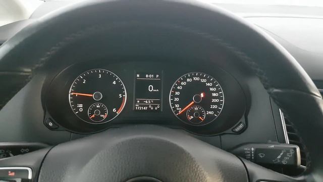 Cold start VW Sharan 2.0 Diesel -7°C смотреть онлайн