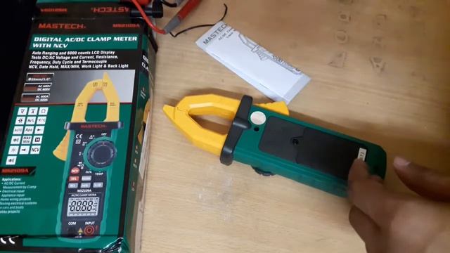 MASTECH 2109A DIGITAL AC/DC CLAMP METER WITH NCV смотреть онлайн