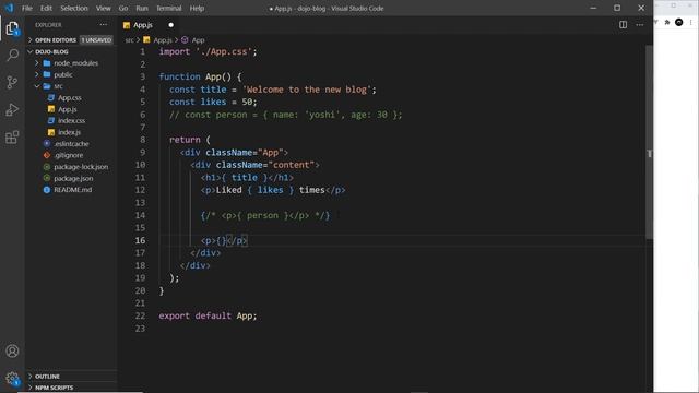 Full React Tutorial #4 - Dynamic Values in Templates смотреть онлайн